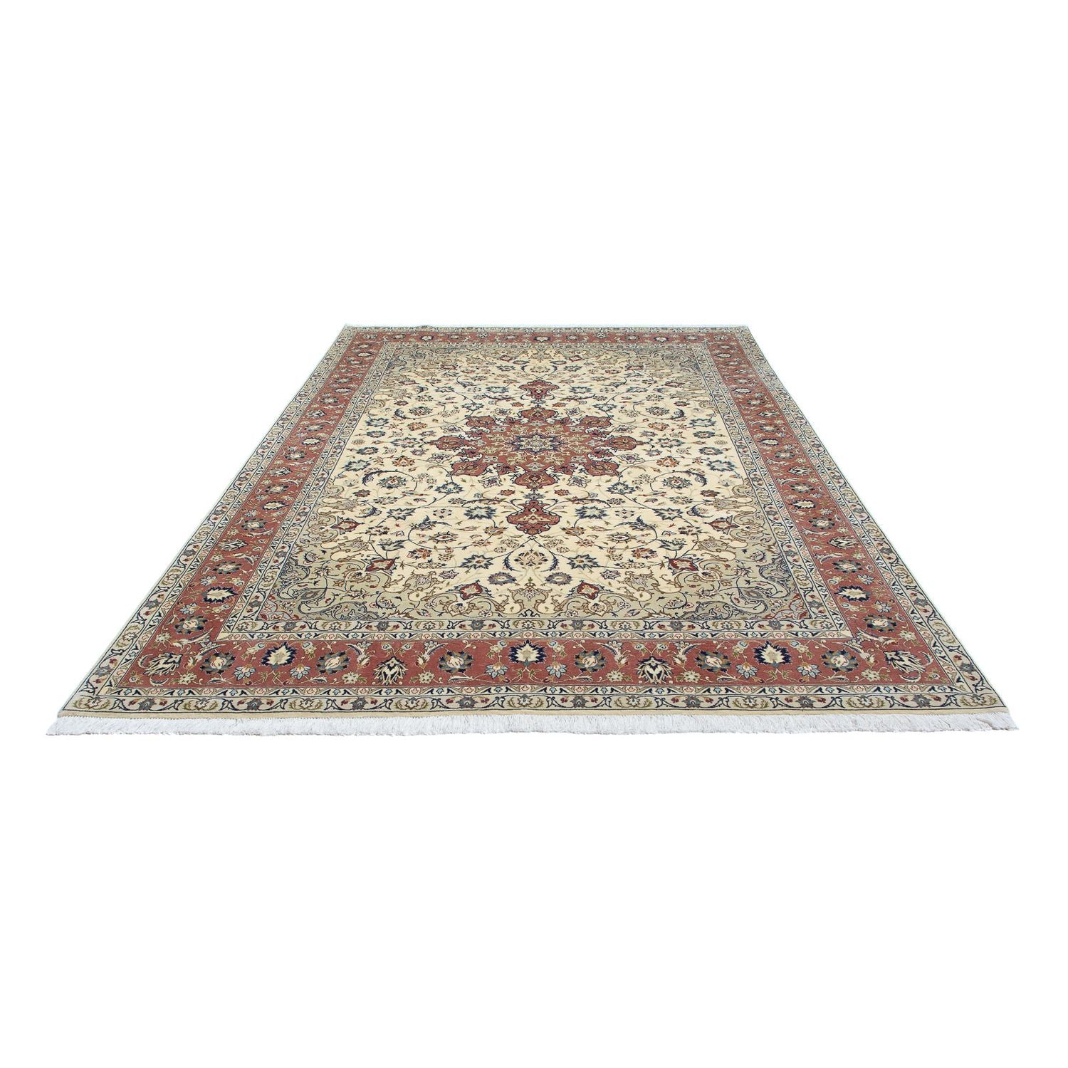 Alfombra Persa - Tabriz - Real - 308 x 205 cm - beige