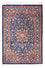 Alfombra persa - Ghom - 117 x 78 cm - azul oscuro