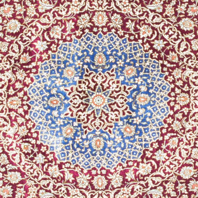 Alfombra persa - Ghom - 117 x 78 cm - azul