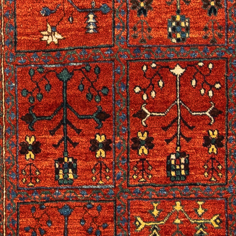 Alfombra Gabbeh - Persa Kashkuli - 164 x 81 cm - rojo oscuro