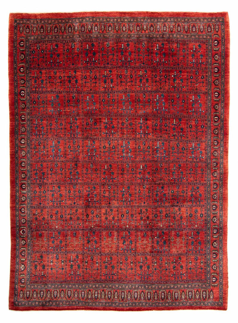 Alfombra Gabbeh - Persa Kashkuli - 345 x 260 cm - rojo oscuro