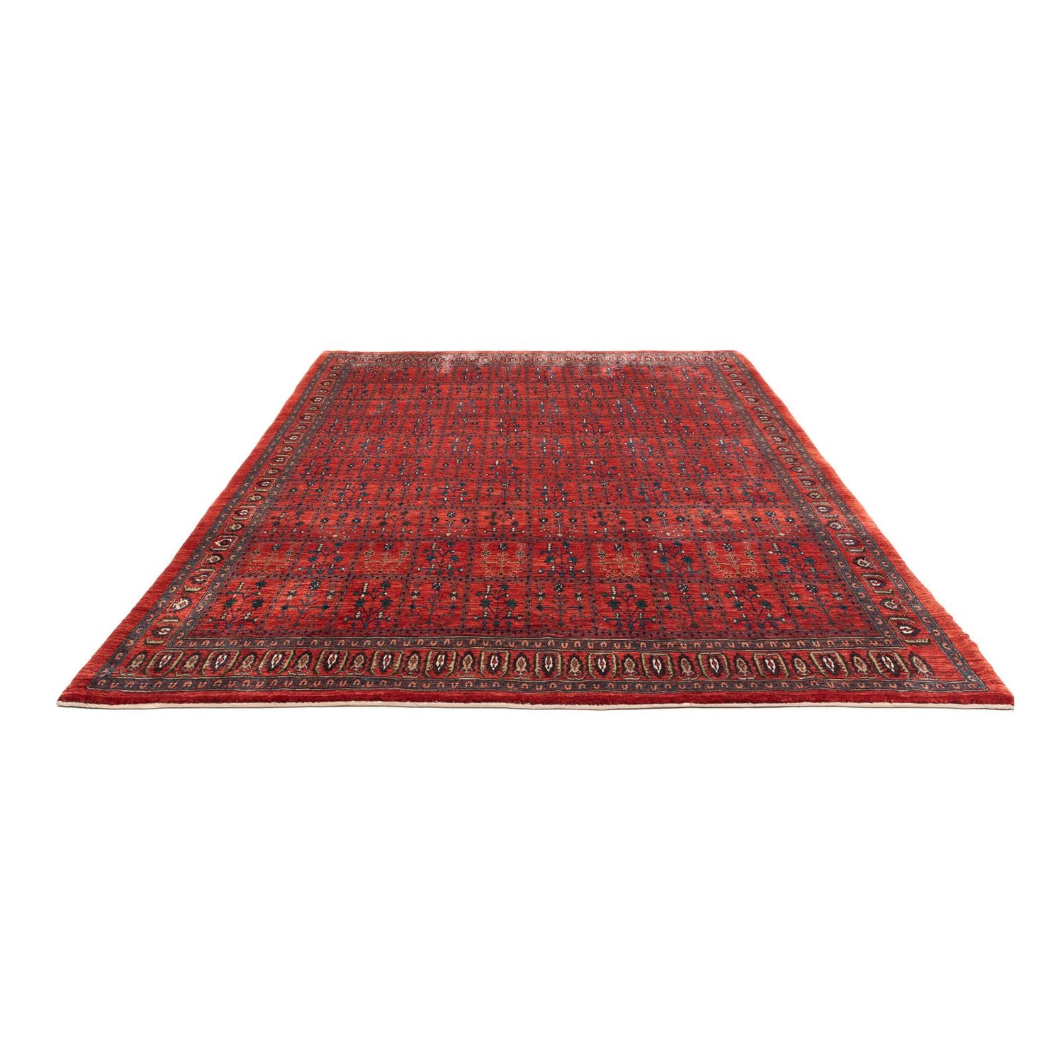 Alfombra Gabbeh - Persa Kashkuli - 345 x 260 cm - rojo oscuro