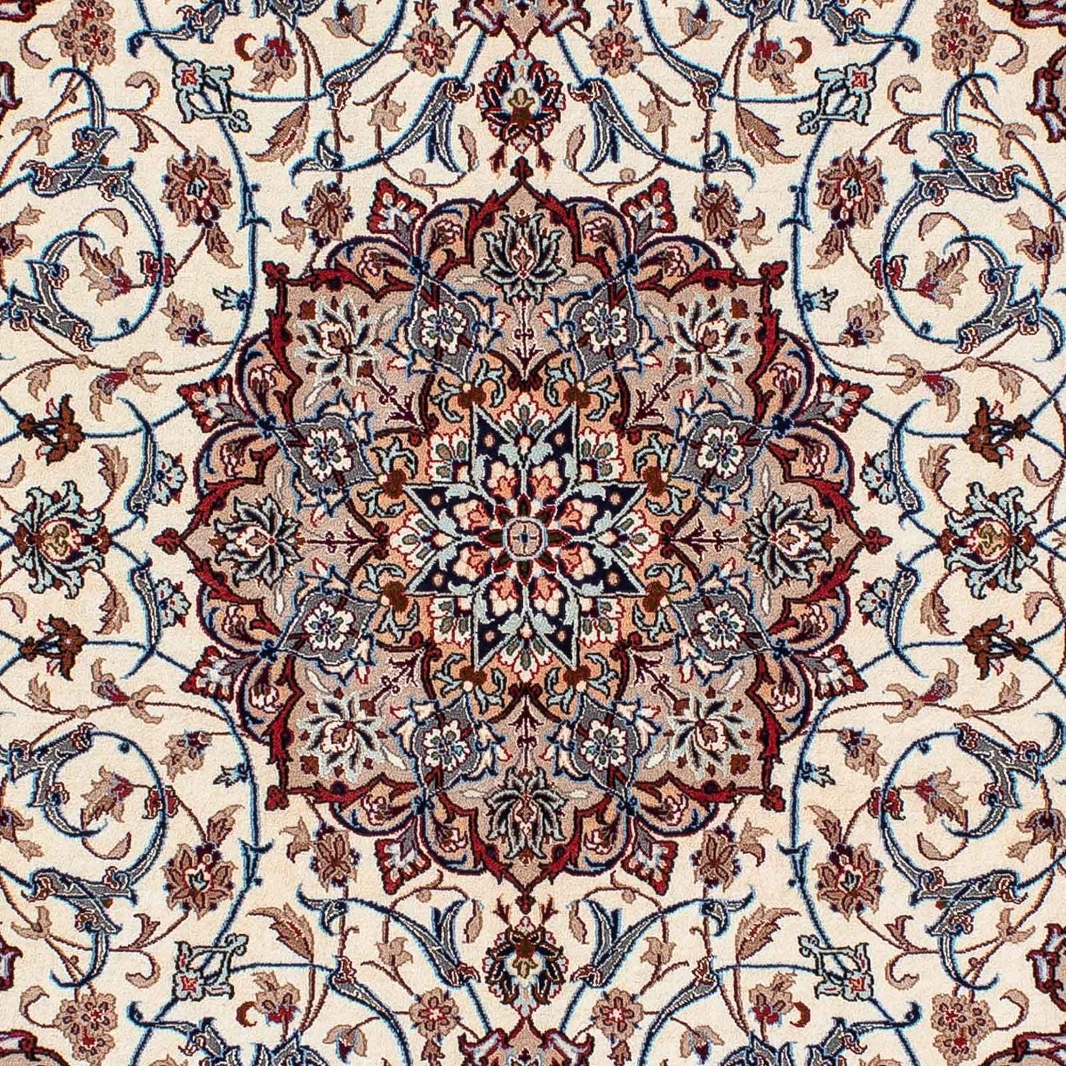 Alfombra de seda - Ghom Seda - Prima - 202 x 128 cm - beige