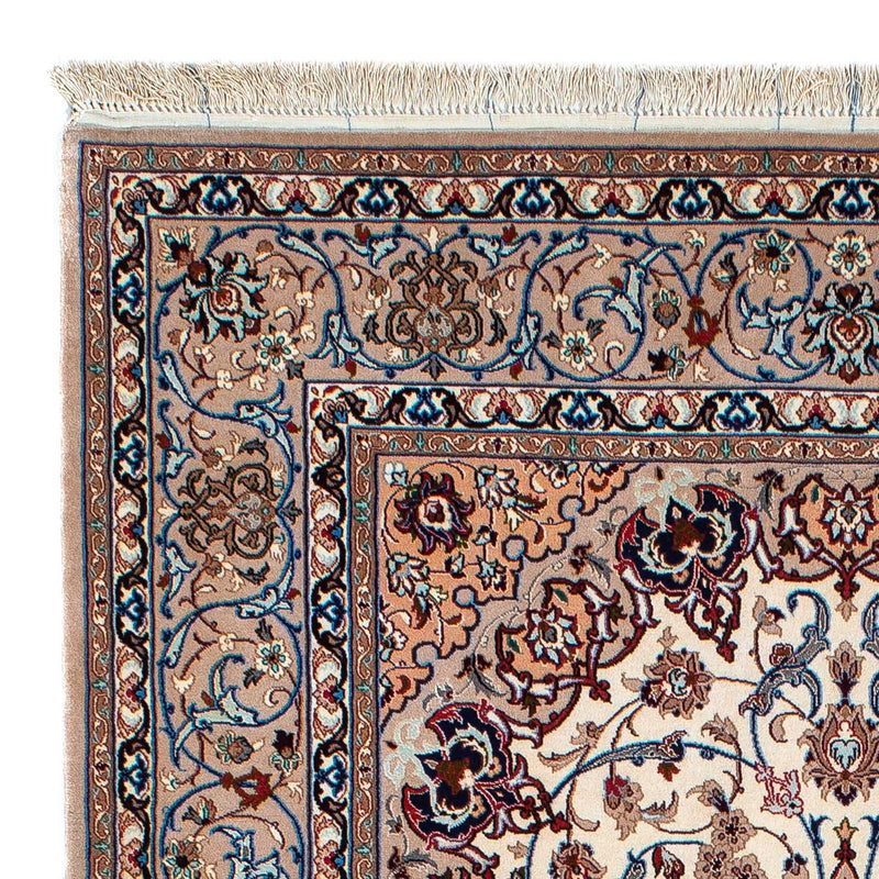 Alfombra de seda - Ghom Seda - Prima - 202 x 128 cm - beige