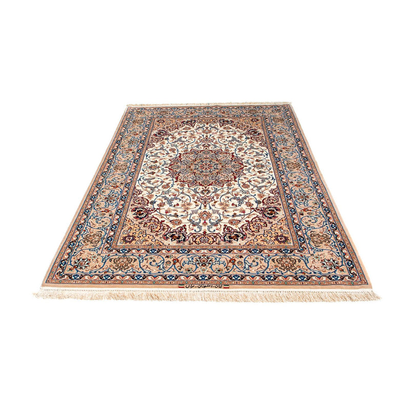 Alfombra de seda - Ghom Seda - Prima - 202 x 128 cm - beige