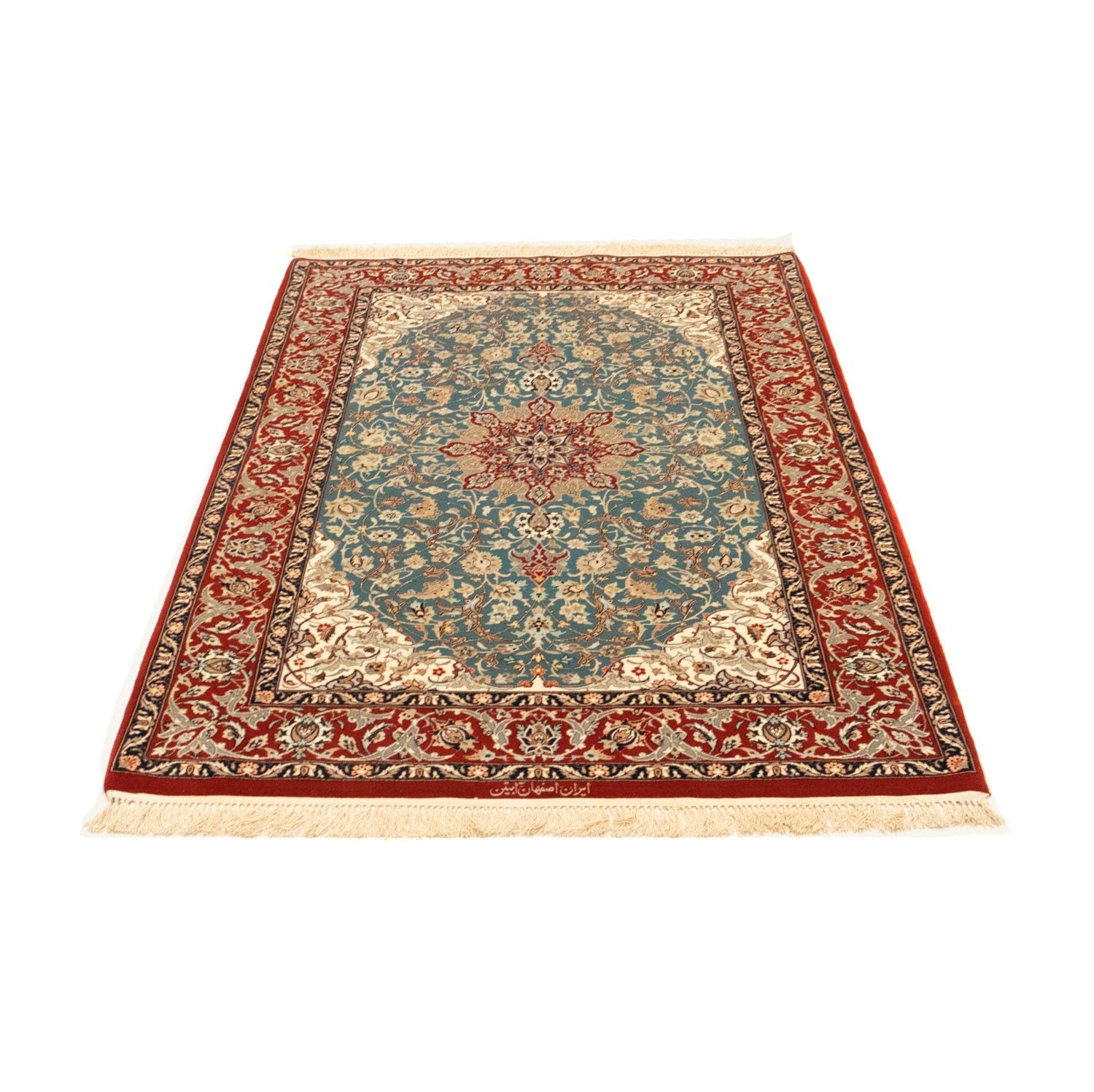 Alfombra Persa - Isfahan - Prima - 162 x 106 cm - rojo