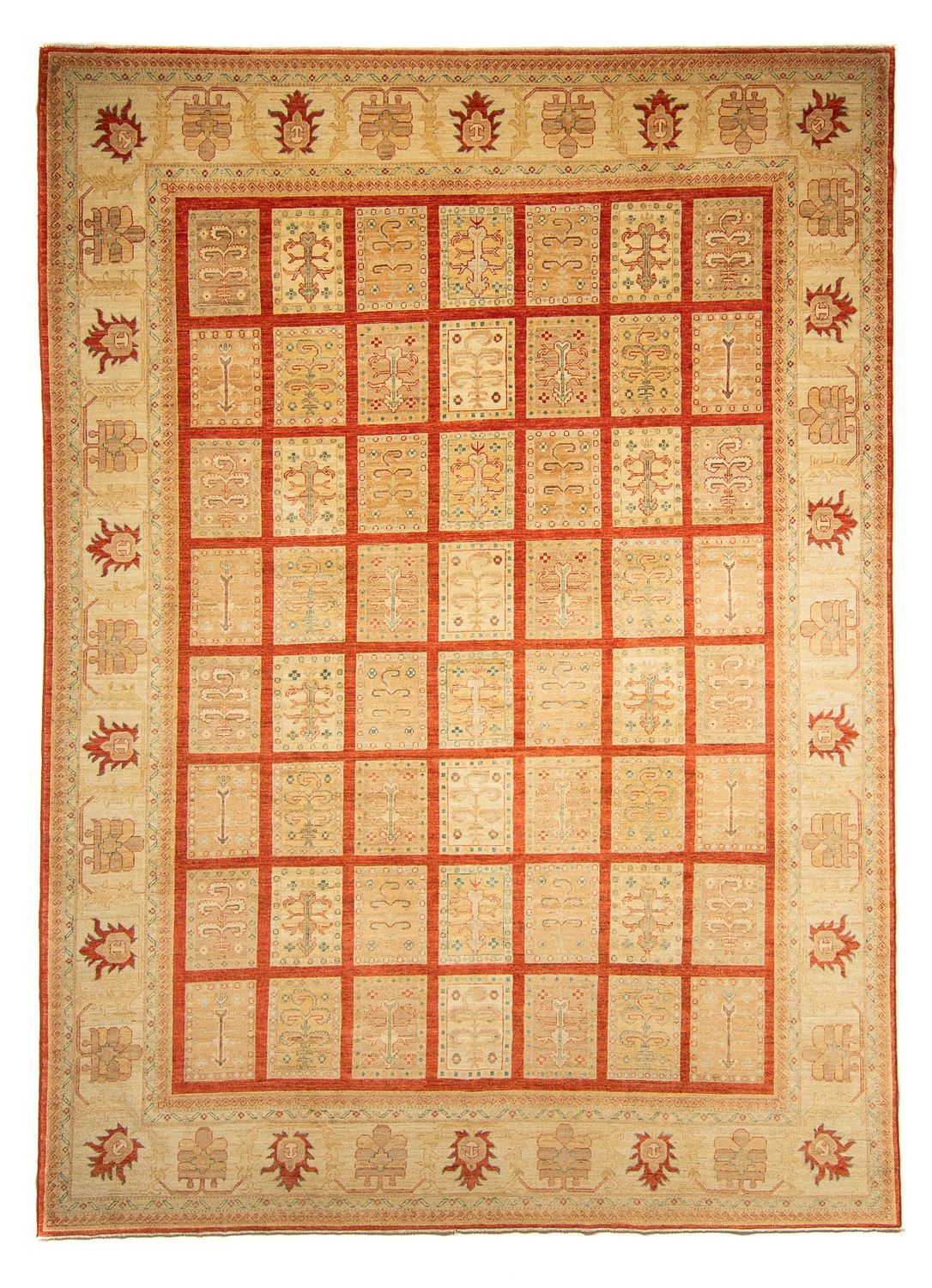 Alfombra Ziegler - 374 x 273 cm - rojo