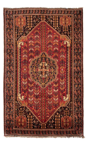 Alfombra persa - Nómada - 270 x 170 cm - rojo