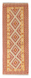 Alfombra de pasillo Alfombra Kelim - Splash - 203 x 69 cm - óxido