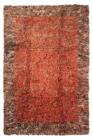 Alfombra de pelo largo - 300 x 206 cm - multicolor