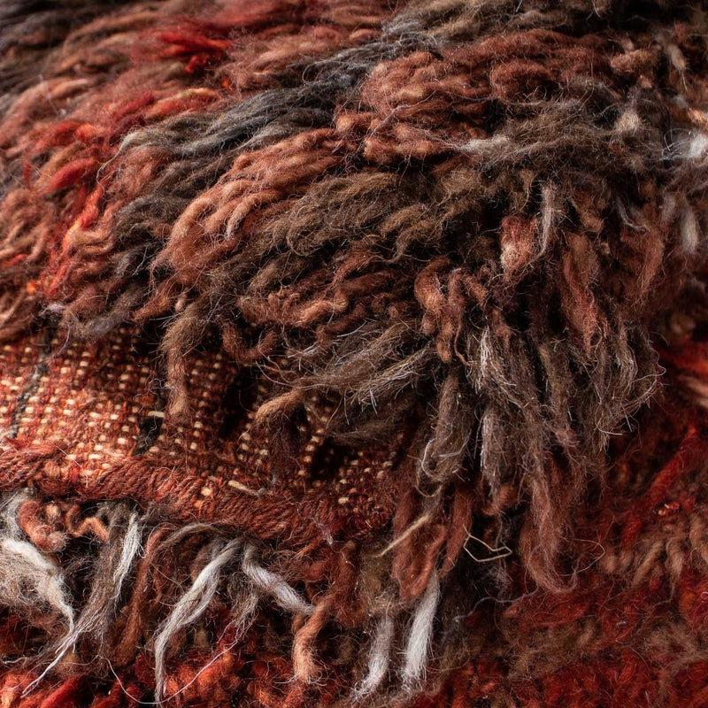 Alfombra de pelo largo - 300 x 206 cm - multicolor