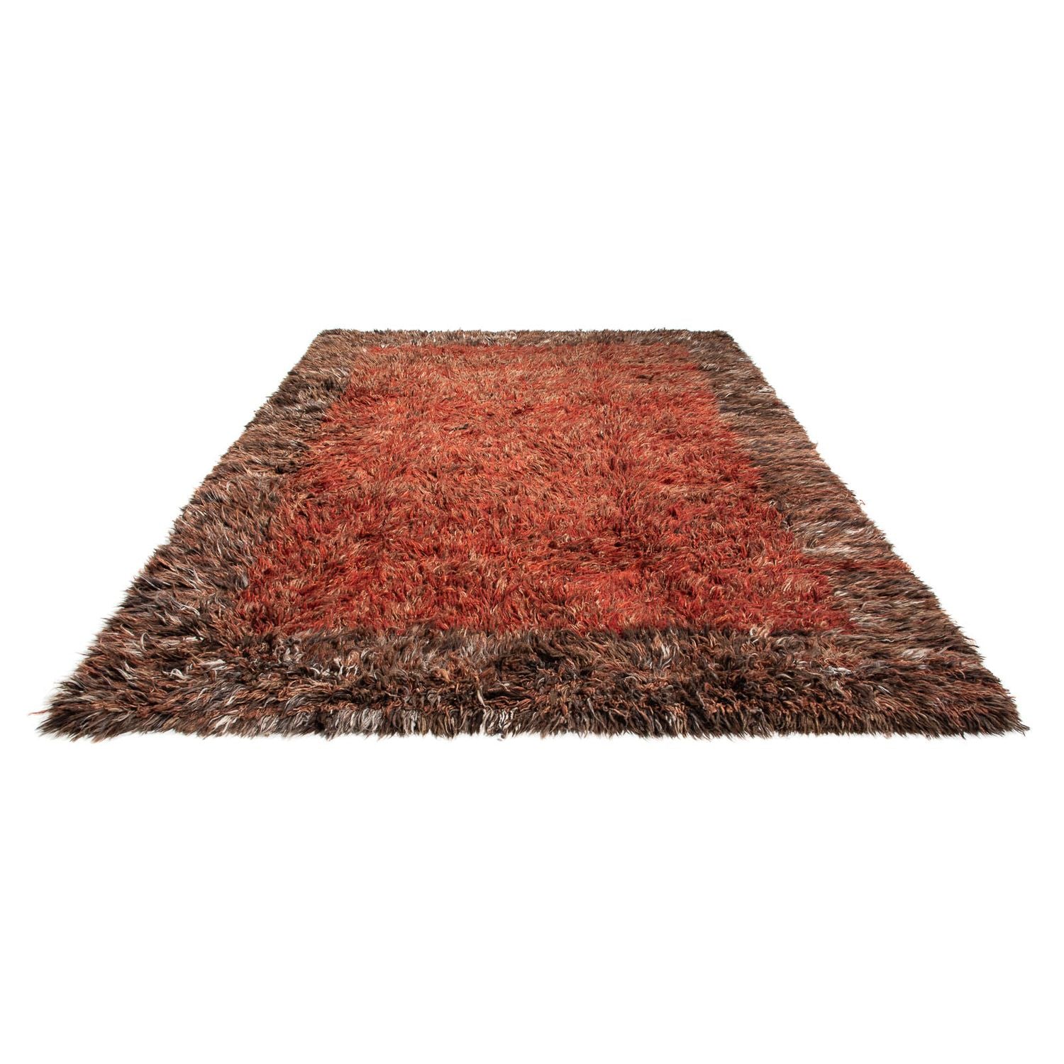 Alfombra de pelo largo - 300 x 206 cm - multicolor