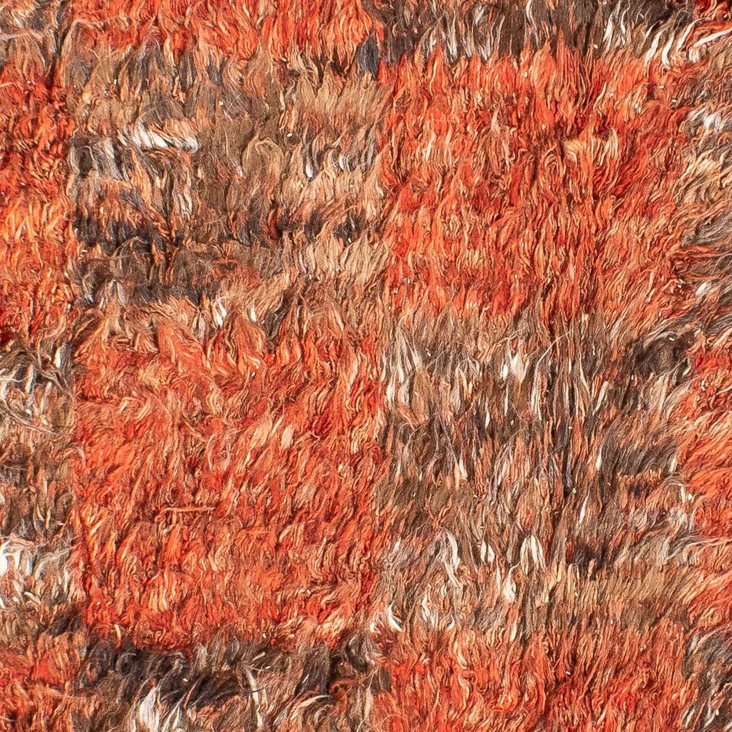 Alfombra de pelo largo - 297 x 197 cm - multicolor