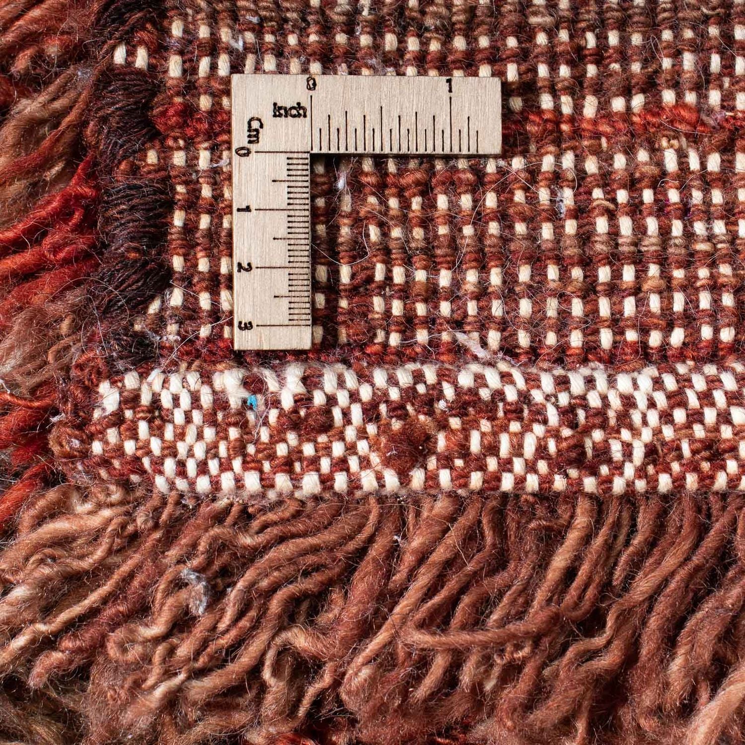 Alfombra de pelo largo - 297 x 197 cm - multicolor