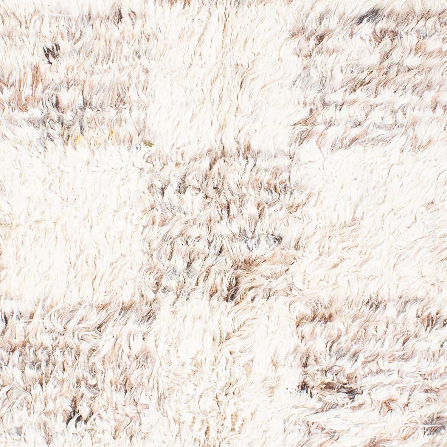 Alfombra de pelo largo - 252 x 172 cm - beige