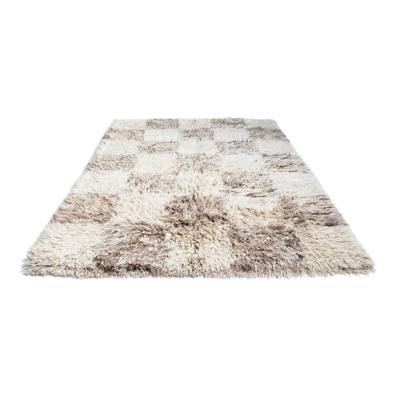 Alfombra de pelo largo - 252 x 172 cm - beige
