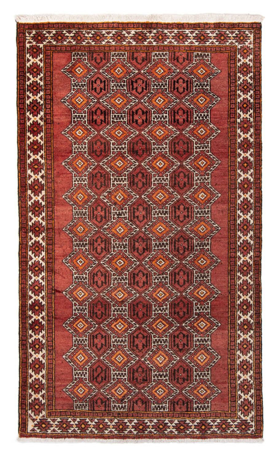 Alfombra Belutsch - 218 x 128 cm - rojo