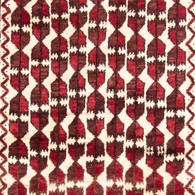 Alfombra de pasillo Alfombra Belutsch - 185 x 102 cm - rojo oscuro