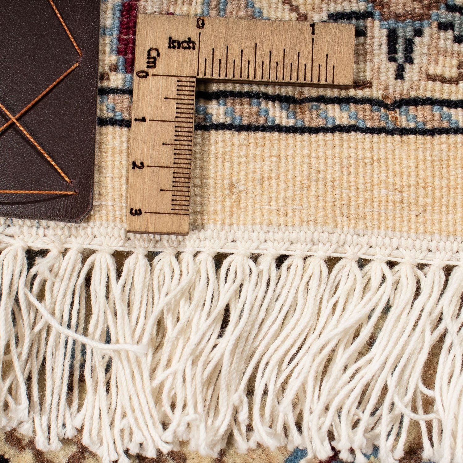 Alfombra Persa - Nain - Real cuadrado  - 203 x 202 cm - beige