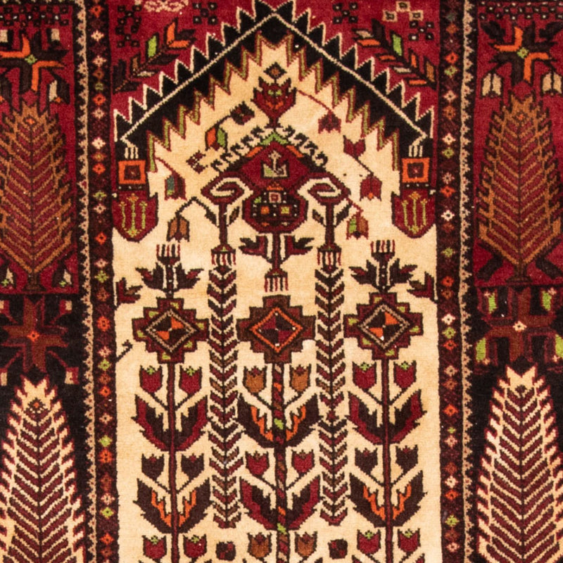 Alfombra de pasillo Alfombra Belutsch - 187 x 102 cm - rojo