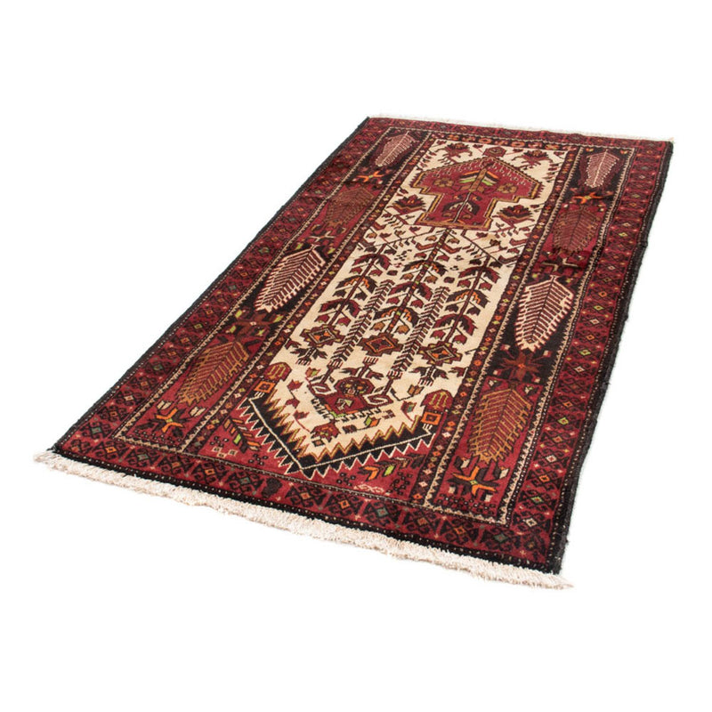 Alfombra de pasillo Alfombra Belutsch - 187 x 102 cm - rojo