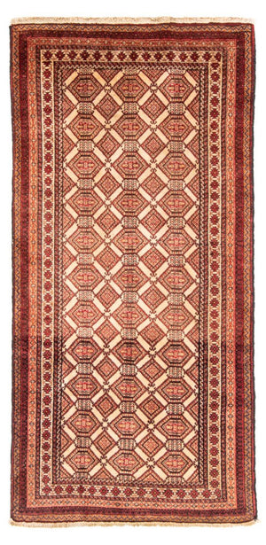 Alfombra de pasillo Alfombra Belutsch - 222 x 111 cm - beige