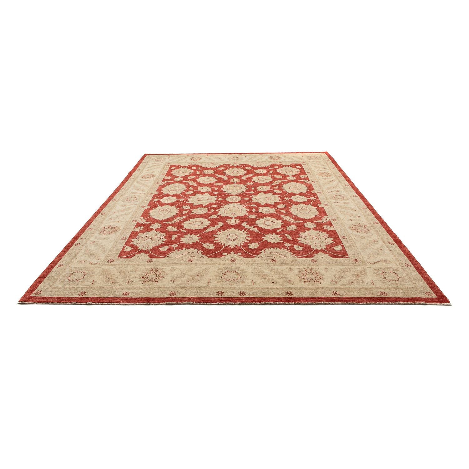 Alfombra Ziegler - 321 x 244 cm - rojo oscuro