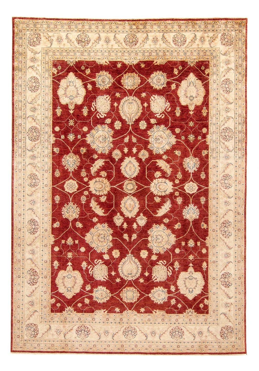 Alfombra Ziegler - 390 x 295 cm - rojo oscuro