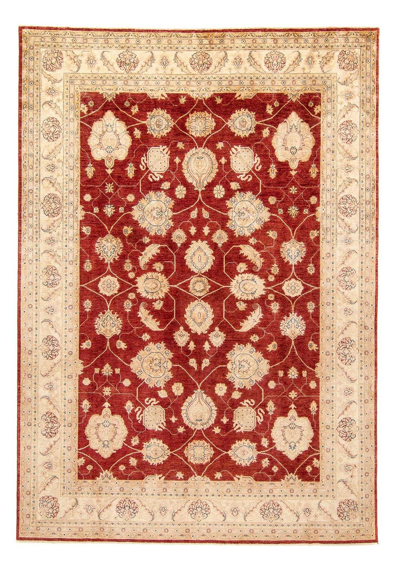 Alfombra Ziegler - 390 x 295 cm - rojo oscuro