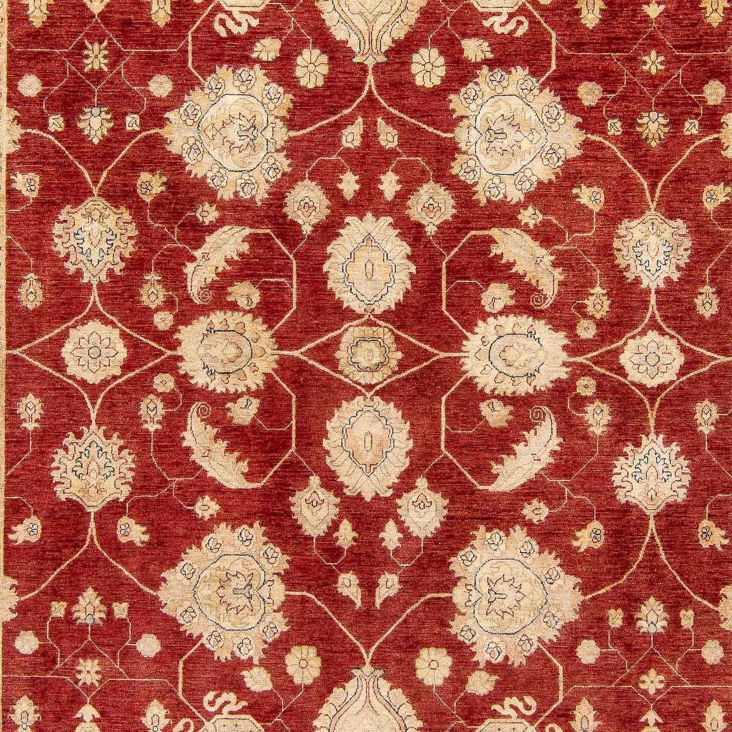 Alfombra Ziegler - 390 x 295 cm - rojo oscuro