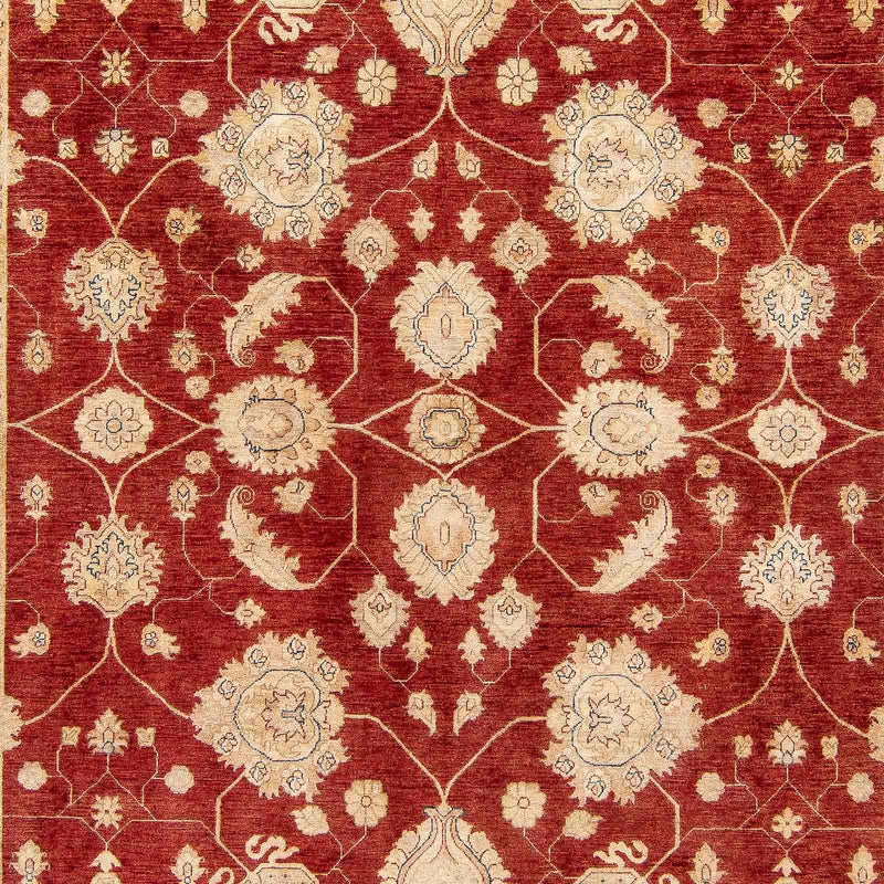 Alfombra Ziegler - 390 x 295 cm - rojo oscuro