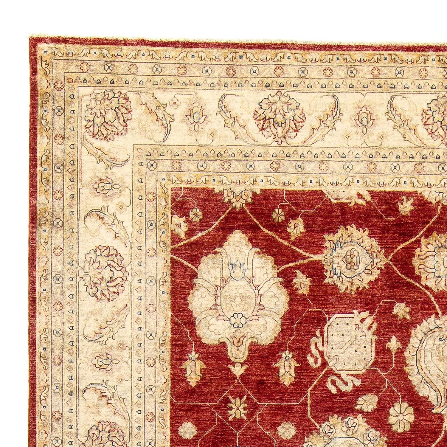 Alfombra Ziegler - 390 x 295 cm - rojo oscuro
