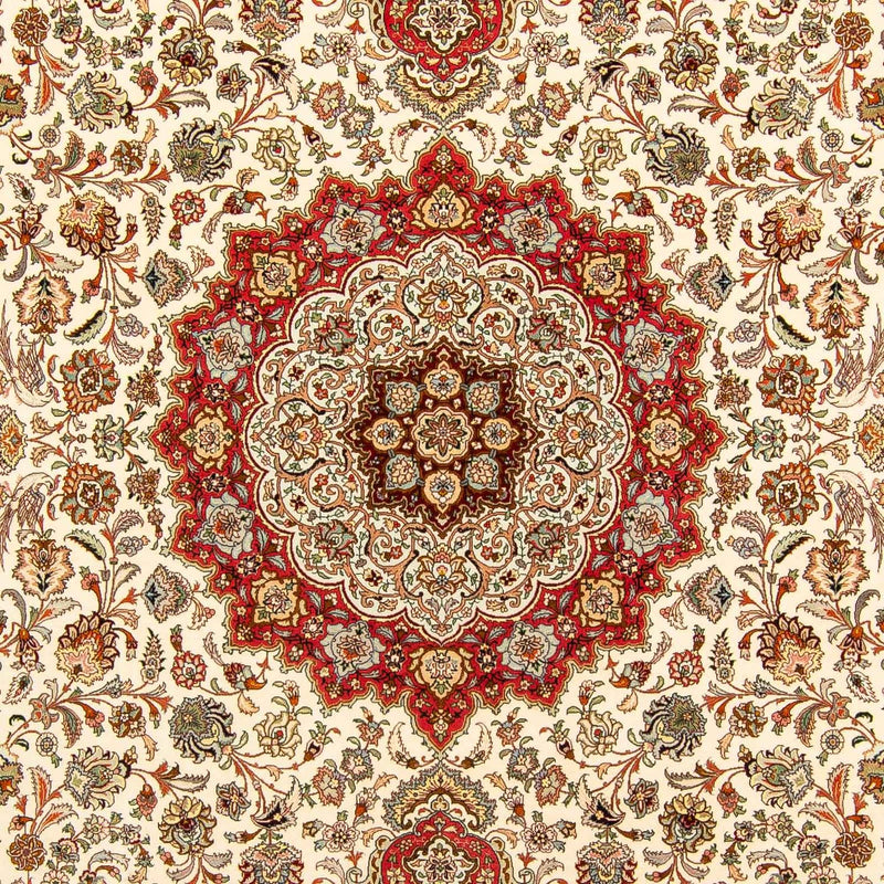Alfombra Persa - Tabriz - Real - 406 x 300 cm - rojo