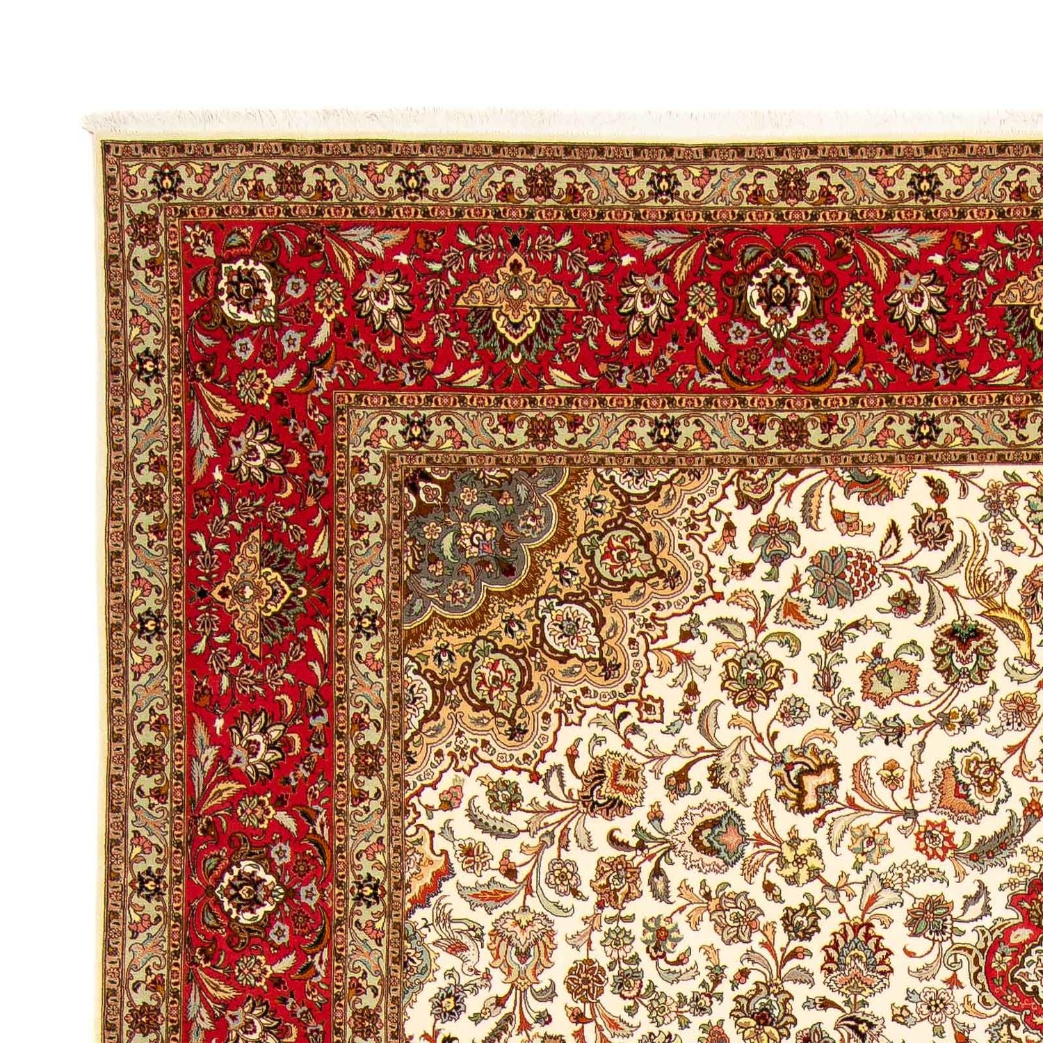 Alfombra Persa - Tabriz - Real - 406 x 300 cm - rojo