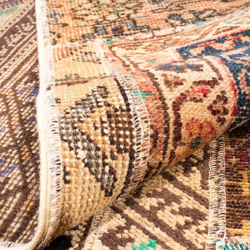 Alfombra de patchwork - 301 x 239 cm - multicolor