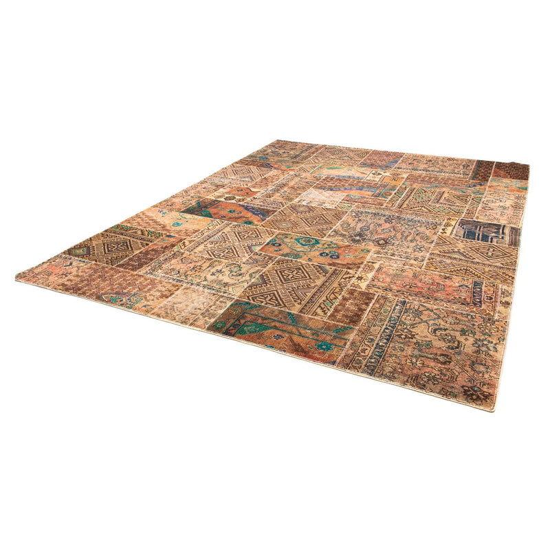 Alfombra de patchwork - 301 x 239 cm - multicolor