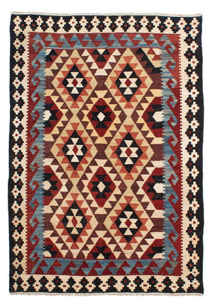 Alfombra Kelim - Splash - 215 x 153 cm - multicolor