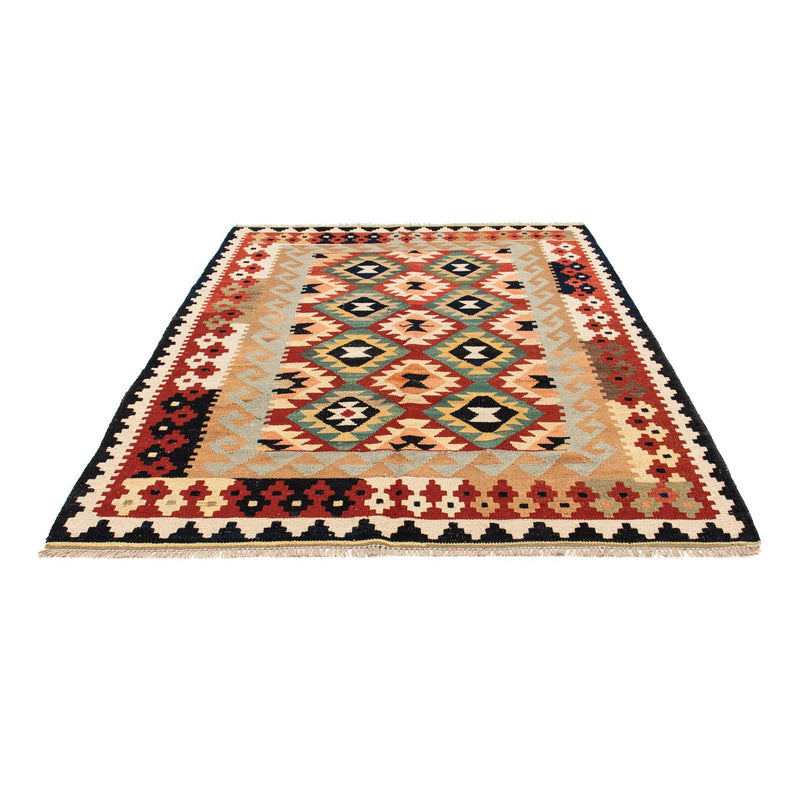 Alfombra Kelim - Splash - 189 x 152 cm - multicolor