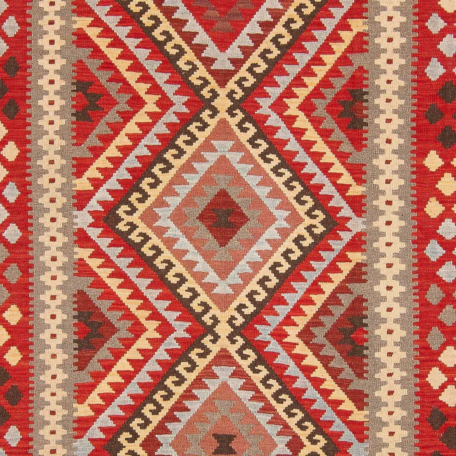 Alfombra Kelim - Splash - 304 x 199 cm - multicolor