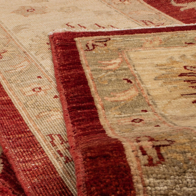 Alfombra Ziegler - 285 x 207 cm - rojo oscuro
