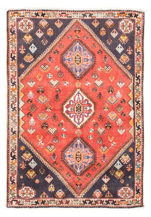 Alfombra persa - Nómada - 157 x 115 cm - rojo claro