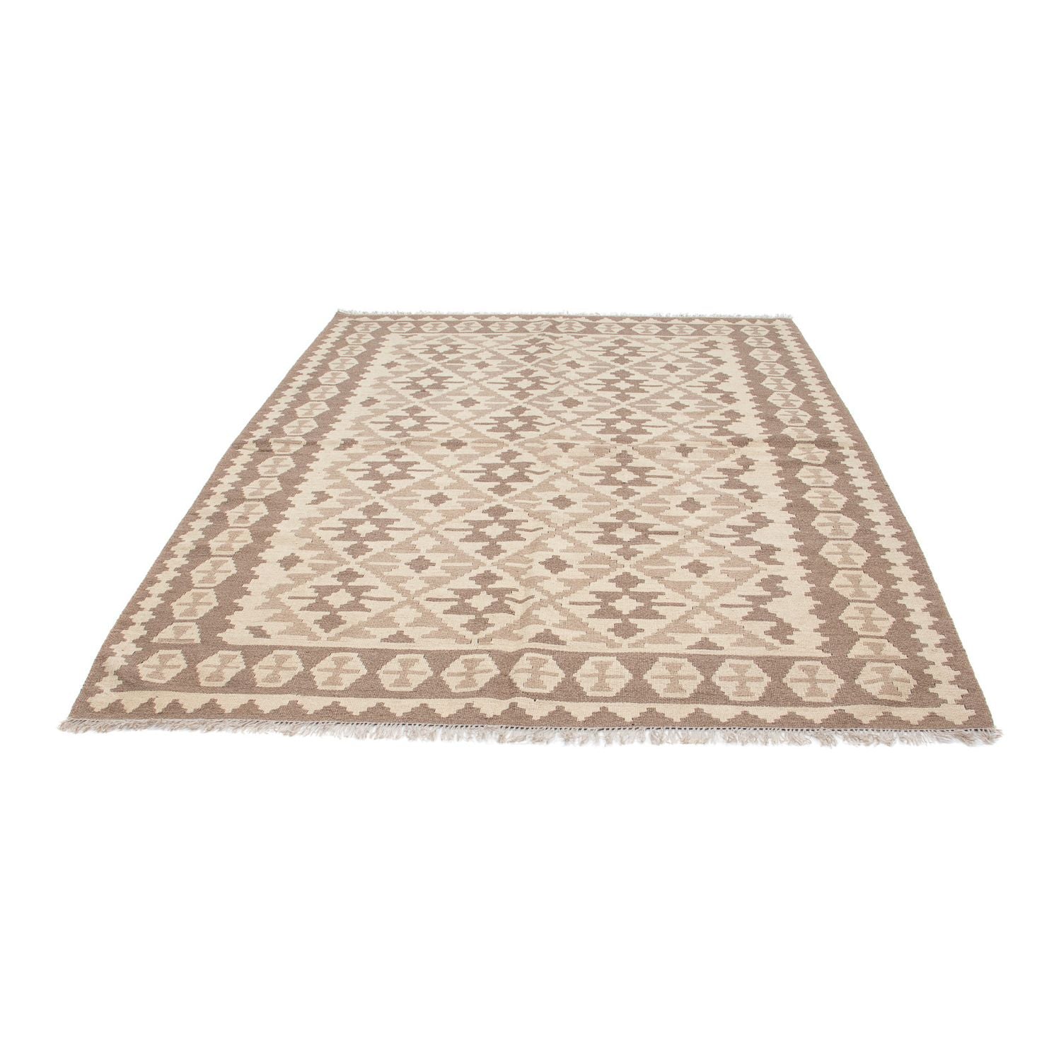 Alfombra Kelim - Oriental - 240 x 173 cm - beige
