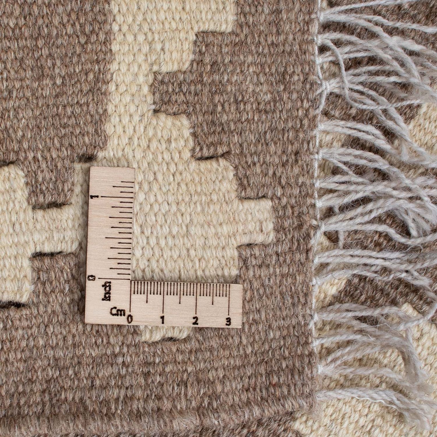 Alfombra Kelim - Oriental - 240 x 173 cm - beige