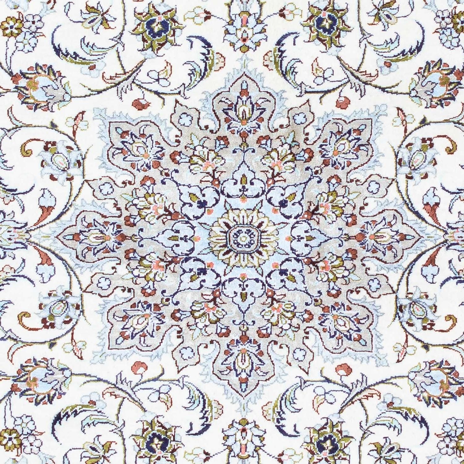 Alfombra persa - Ghom - 121 x 80 cm - beige