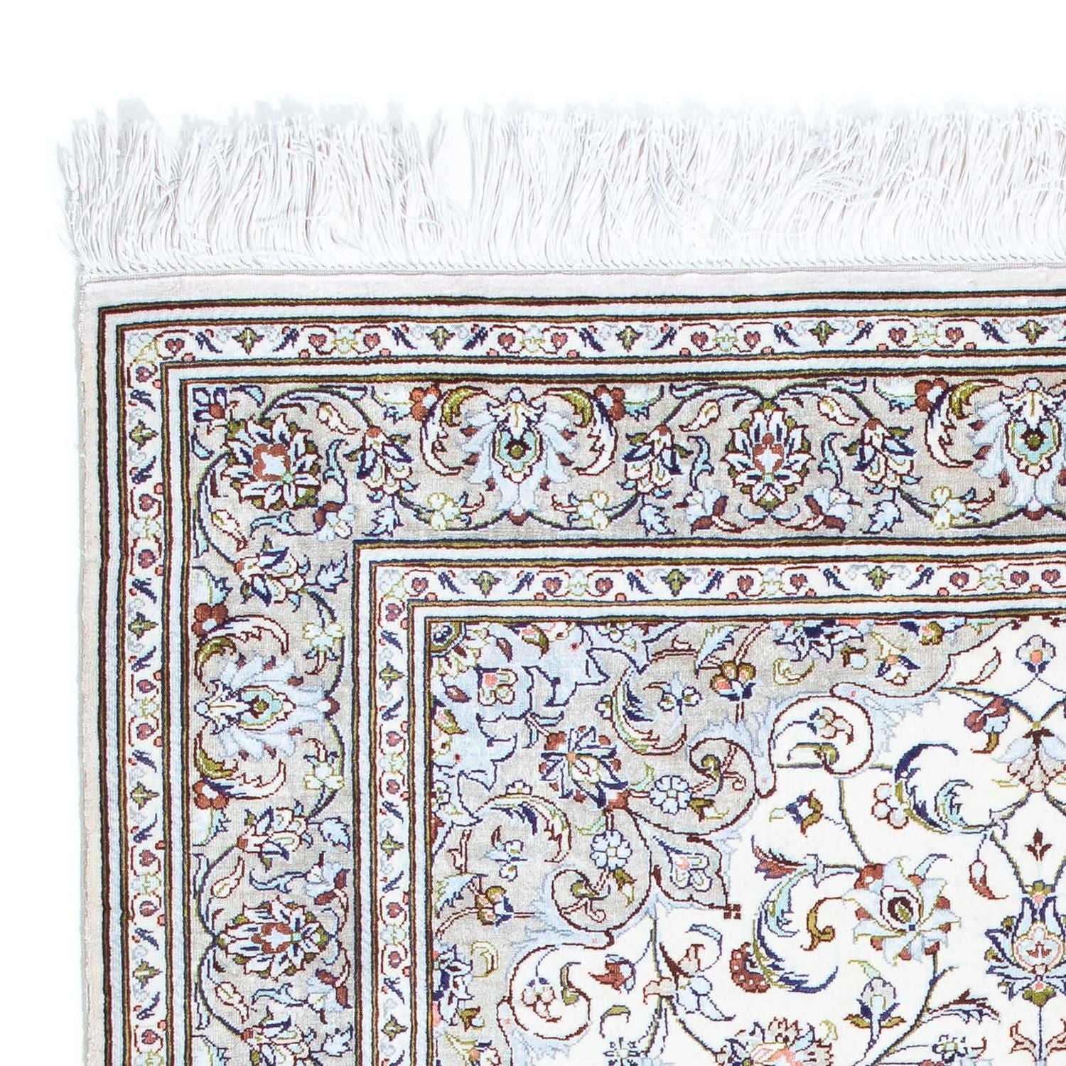 Alfombra persa - Ghom - 121 x 80 cm - beige
