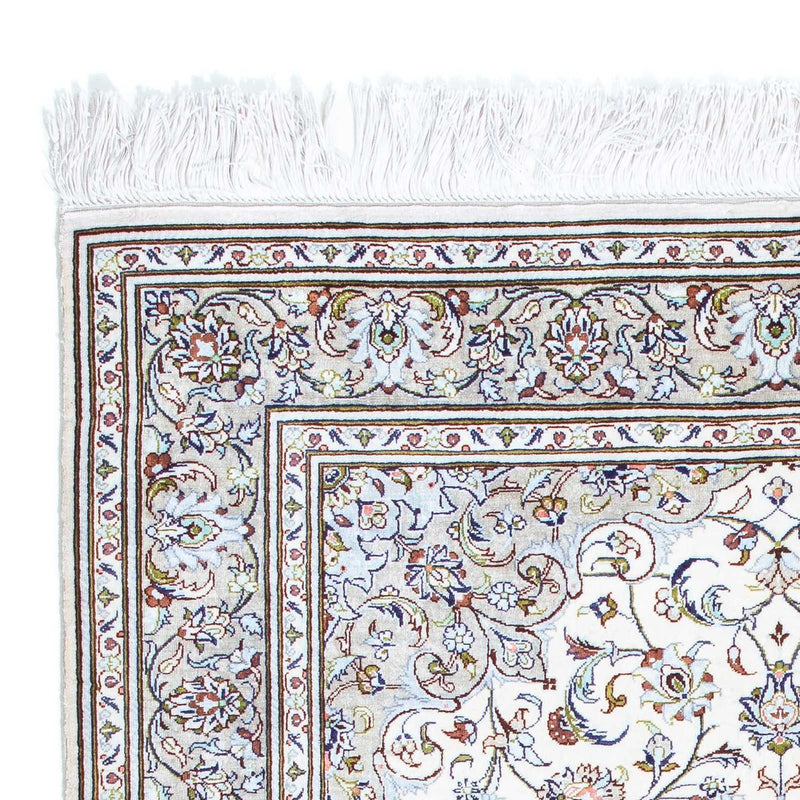 Alfombra persa - Ghom - 121 x 80 cm - beige