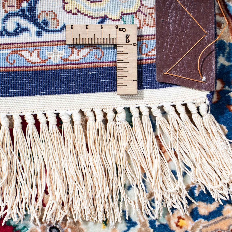 Alfombra Persa - Isfahan - Prima - 194 x 131 cm - rojo oscuro