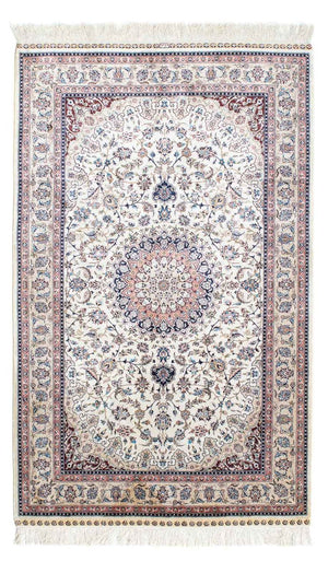 Alfombra oriental - Hereke - 152 x 91 cm - rojo oscuro