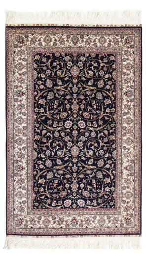Alfombra oriental - Hereke - 122 x 76 cm - rojo oscuro
