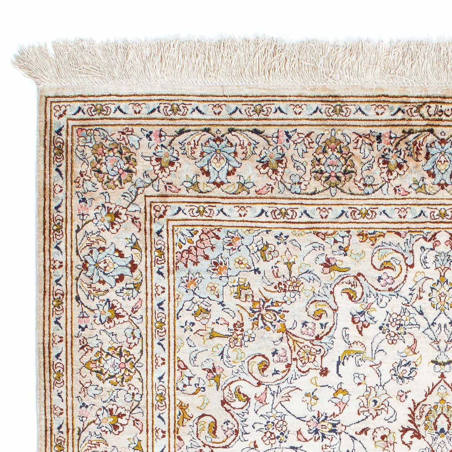 Alfombra persa - Ghom - 147 x 100 cm - beige